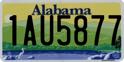 AL license plate 1AU5877