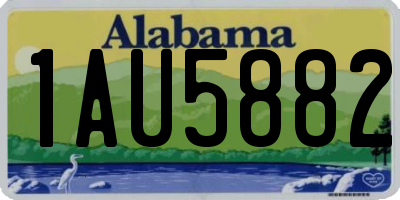 AL license plate 1AU5882