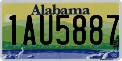 AL license plate 1AU5887