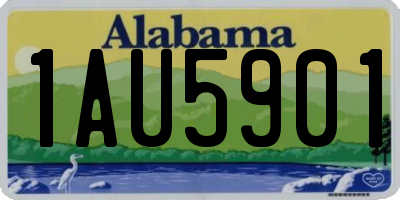 AL license plate 1AU5901
