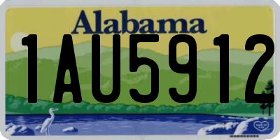 AL license plate 1AU5912