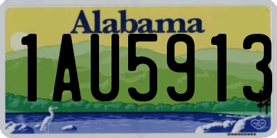 AL license plate 1AU5913