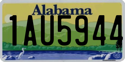 AL license plate 1AU5944