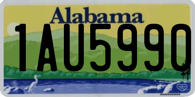 AL license plate 1AU5990