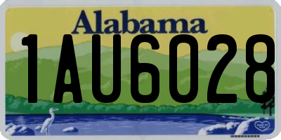 AL license plate 1AU6028