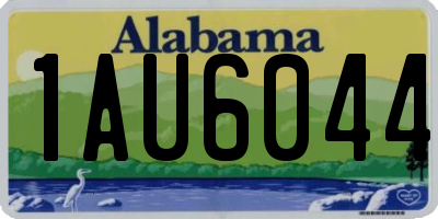 AL license plate 1AU6044