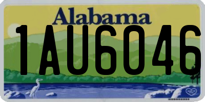 AL license plate 1AU6046