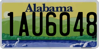 AL license plate 1AU6048
