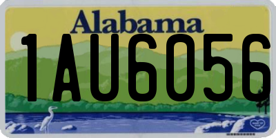 AL license plate 1AU6056