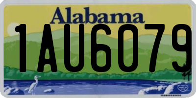 AL license plate 1AU6079