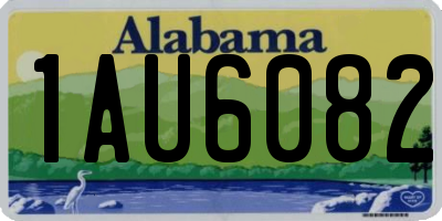 AL license plate 1AU6082