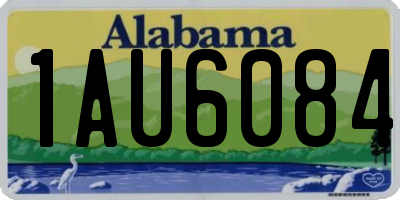 AL license plate 1AU6084