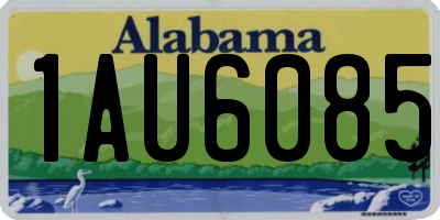AL license plate 1AU6085