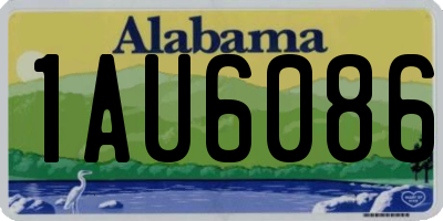 AL license plate 1AU6086