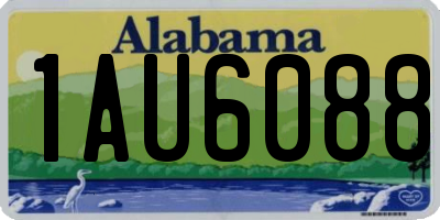 AL license plate 1AU6088