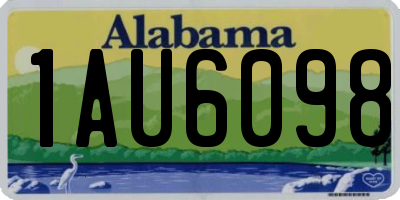 AL license plate 1AU6098