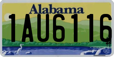 AL license plate 1AU6116