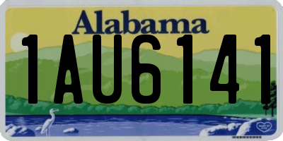 AL license plate 1AU6141