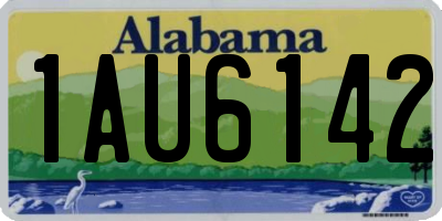 AL license plate 1AU6142