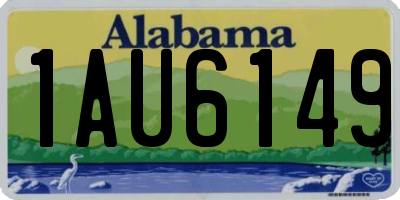 AL license plate 1AU6149