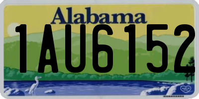 AL license plate 1AU6152
