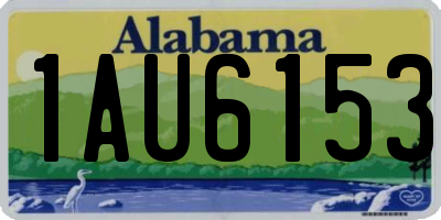 AL license plate 1AU6153