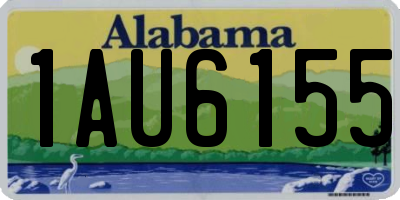 AL license plate 1AU6155