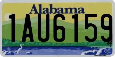 AL license plate 1AU6159