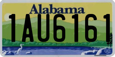 AL license plate 1AU6161