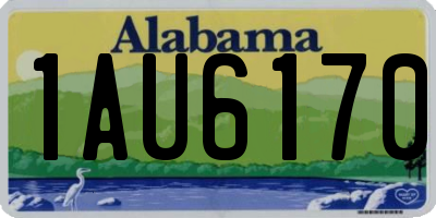 AL license plate 1AU6170