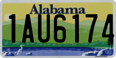AL license plate 1AU6174