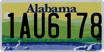 AL license plate 1AU6178
