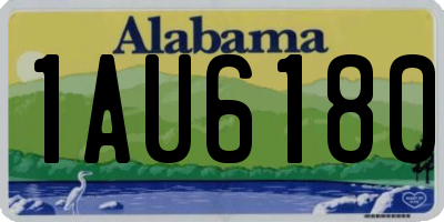 AL license plate 1AU6180