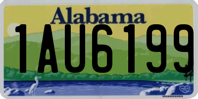 AL license plate 1AU6199