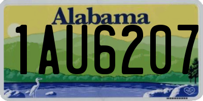 AL license plate 1AU6207