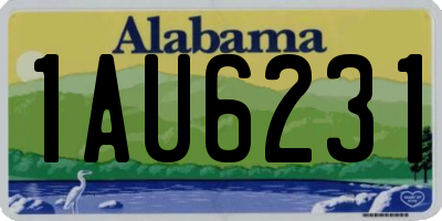 AL license plate 1AU6231