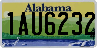 AL license plate 1AU6232