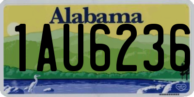 AL license plate 1AU6236