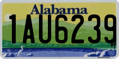 AL license plate 1AU6239