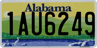 AL license plate 1AU6249