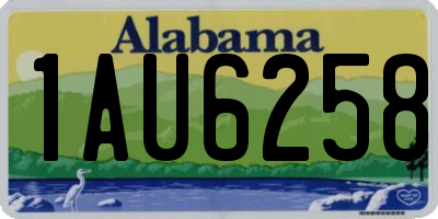AL license plate 1AU6258
