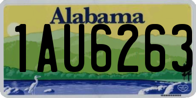 AL license plate 1AU6263