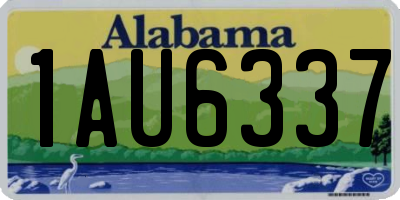 AL license plate 1AU6337