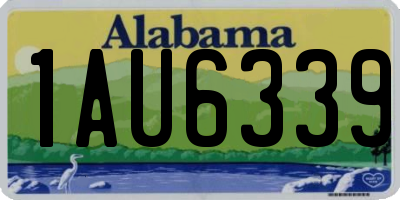 AL license plate 1AU6339