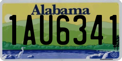 AL license plate 1AU6341