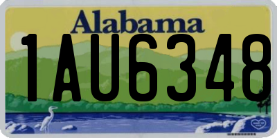 AL license plate 1AU6348