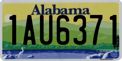 AL license plate 1AU6371