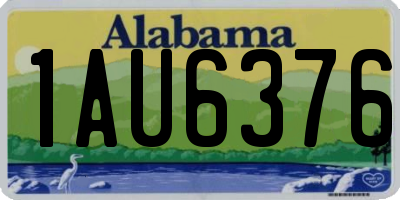 AL license plate 1AU6376