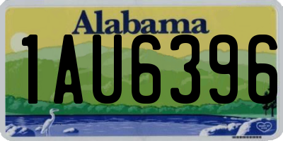 AL license plate 1AU6396