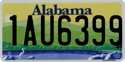 AL license plate 1AU6399